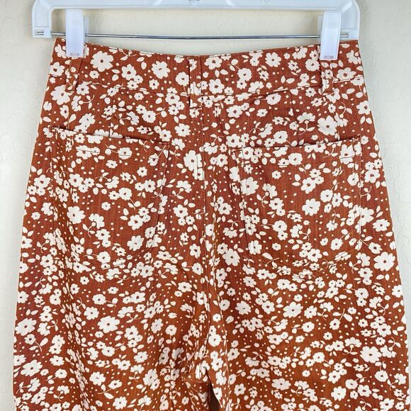 Princess Highway ModCloth Ditsy Days in Daisies Floral Wide Leg Jeans AU Size 8 - Picture 5 of 10